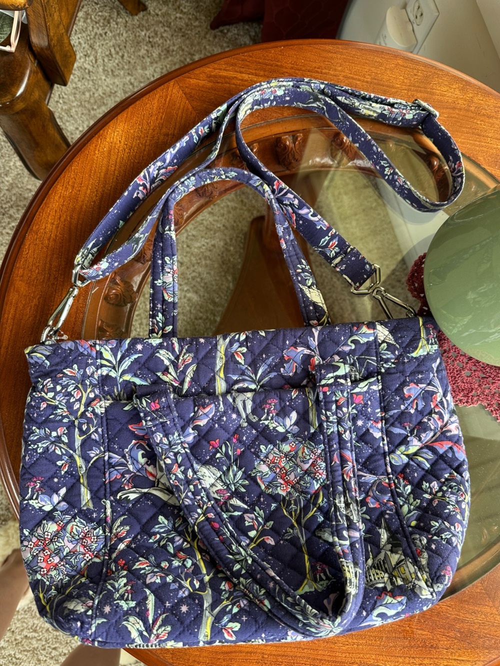 RARE Vera Bradley Harry Potter Forbidden Forest Multi-Strap Crossbody Bag